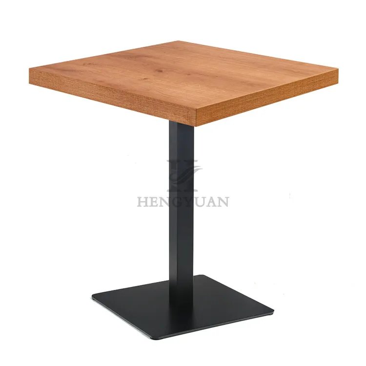 Portable Square Laminated Melamine Table Top Coffee Stand Up Bar Table