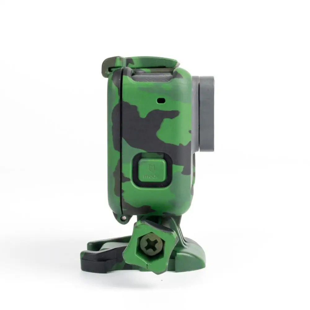 Free Shipping Protective Housing Case Cover Action Camera Camouflage Plastic Protection Border Frame Box for Go Pro   5  
