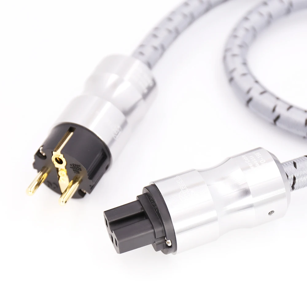 

HIFi Power Cable CRYO-156 US AC Cord Schuko Audio CD Amplifier AMP US cables EU US Plug