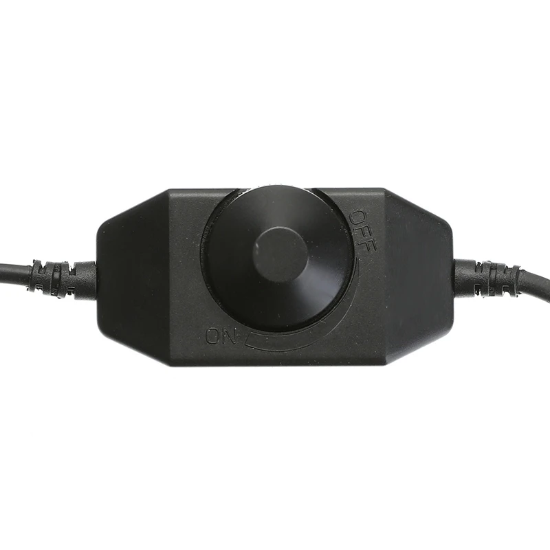 
LED Dimmer 12V 2A 24W Knob LED Dimmer Inline Dimming Switch ON OFF For Single Color LED Strip Light 