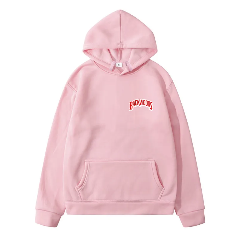 

Custom logo 2021 fall unisex vintage pullover sweatshirt high quality bulk pink backwood hoodies for women