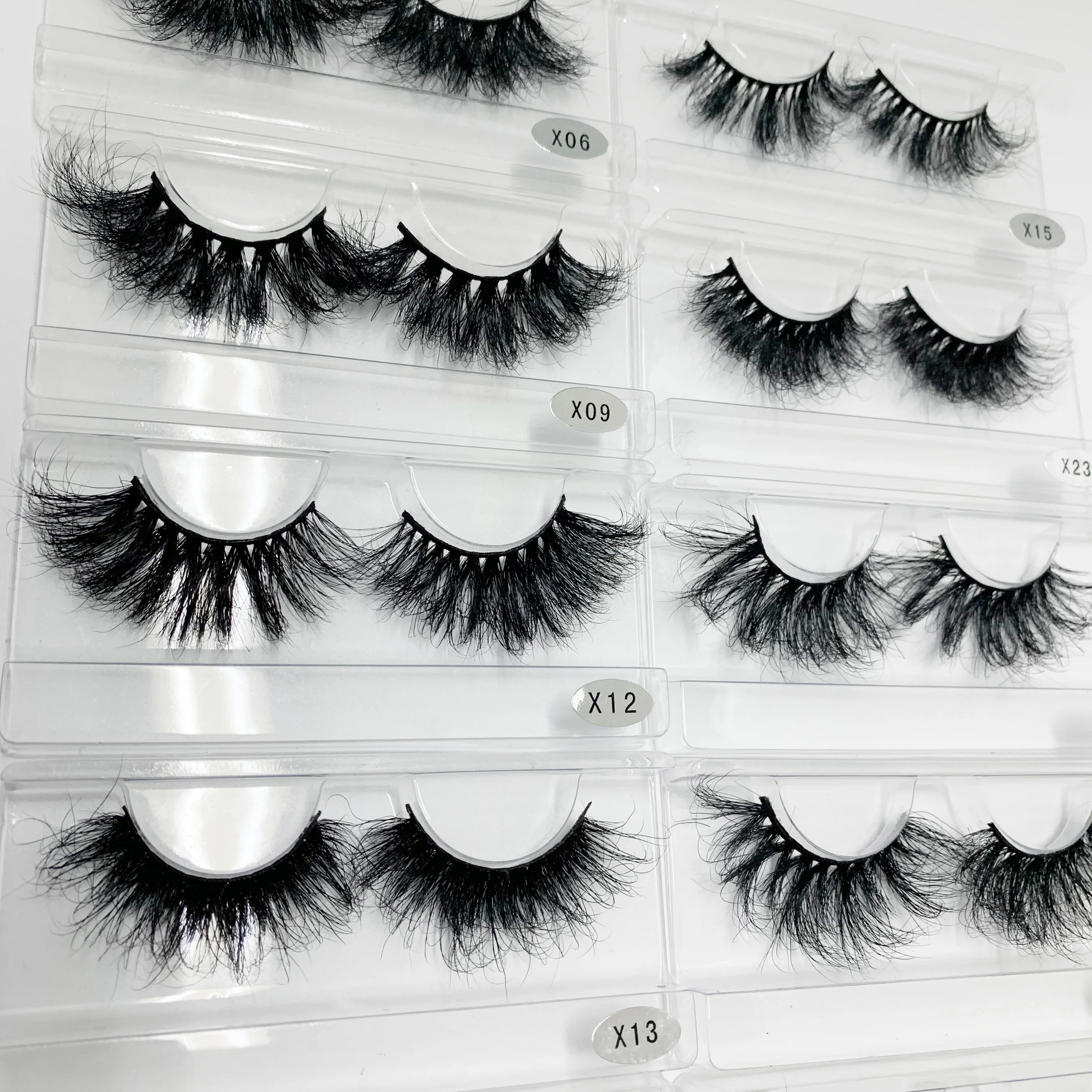 

2021 5 Pairs Mink Eyelashes False Eyelash Thick Long Eye Lashes Soft Fluffy Wispy 3D Eyelashes Extension Makeup Tools