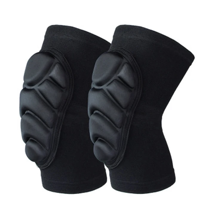 

In stock non-slip sports knee pads factory price football knee brace sports safety motorcycle knee pads, Black