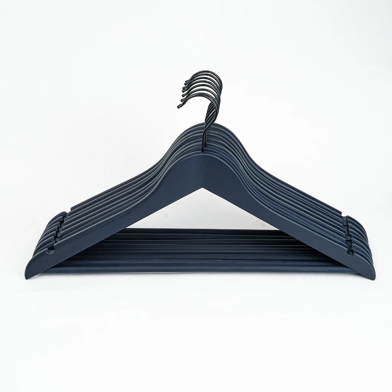 

Hot Sale Wooden Top Black Hanger Laundry Clothes Fashion Hangers, Customized