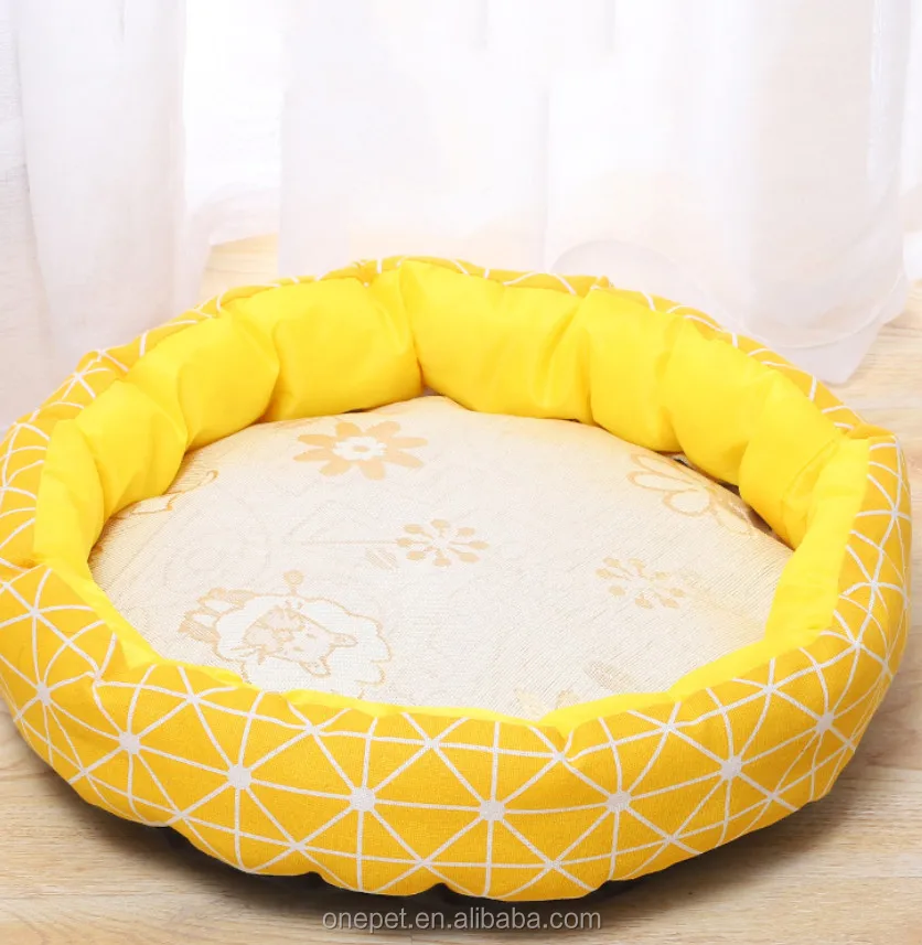 

Washable Round Pet Bed with Removable cover