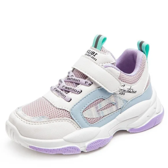 

UP-3166r Girls Sport Shoes Kids Casual Mesh Shoes