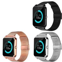 

Z60 Smart Phone Watch 2019 GSM Sim Card Stainless Steel Smart Bracelet GT08 Plus