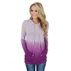 Active Color Block Long Sleeve Pullover Hoodies Top With Pocket For Women