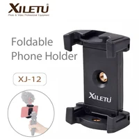 

XILETU XJ-12 Large phone clip tripod holder bracket universal live broadcast bracket fixed clip