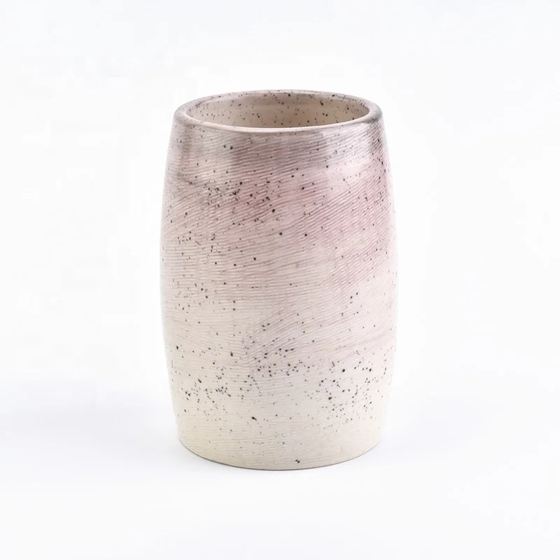 Luxury Ceramic Candle Vessels For Home Decoration