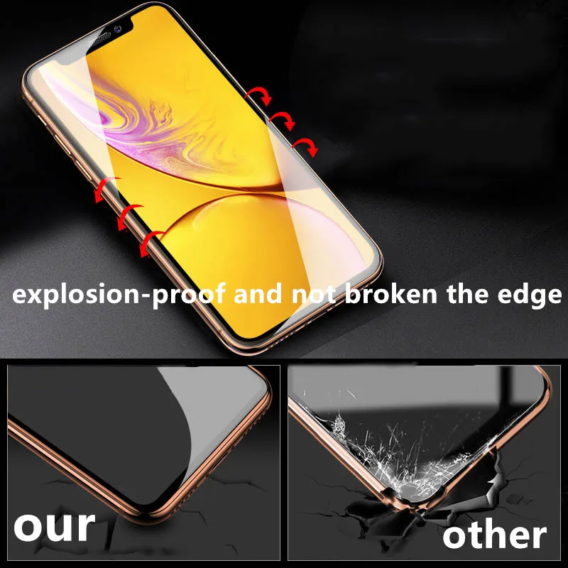 Anti-fingerprint privacy tempered glass for iphone 11 pro max screen protector