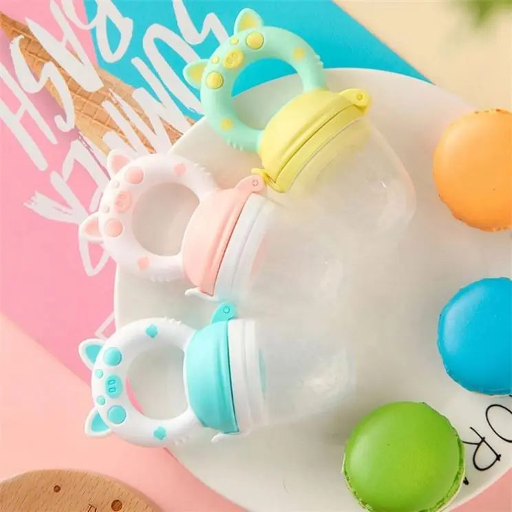 

Good Quality Hot Sale Silicone Baby Fruit Feeding Pacifier Baby Food Feeder Fruit Feeder Pacifier