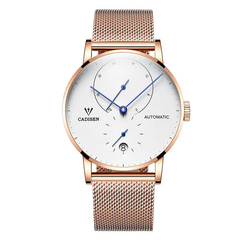 

luxury men tourbillon stainless steel movement diver leather wrist chronograph automatic mechanic watch