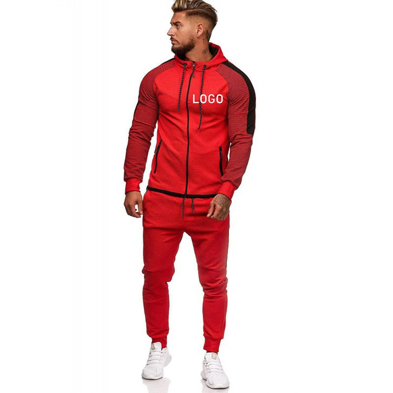 

New Arrival Mens Custom Jogging Suits Wholesale Oversized Sweatsuit Set tracksuit cotton jogging suits, Picture shows
