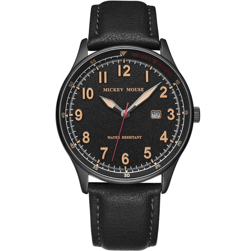 

Brand Your Own Black 3ATM Quartz Stainless Steel Back Cover Watches Men Wrist