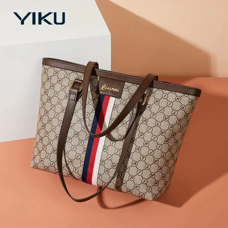 

Guangzhou YIKU Designer Handbag Famous Brands Luxury Travel Bags for Women with Logo Pattern and Zipper Closure