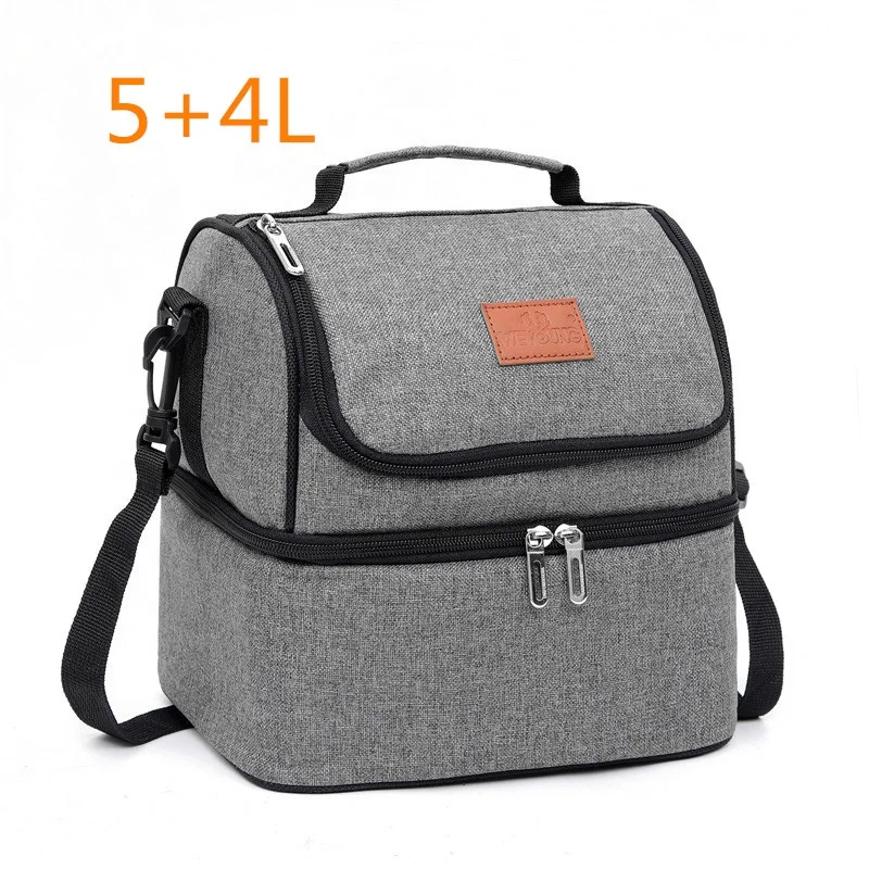 

Chinese manufacturers wholesale baby double compartment insulated school lunch cooler bag