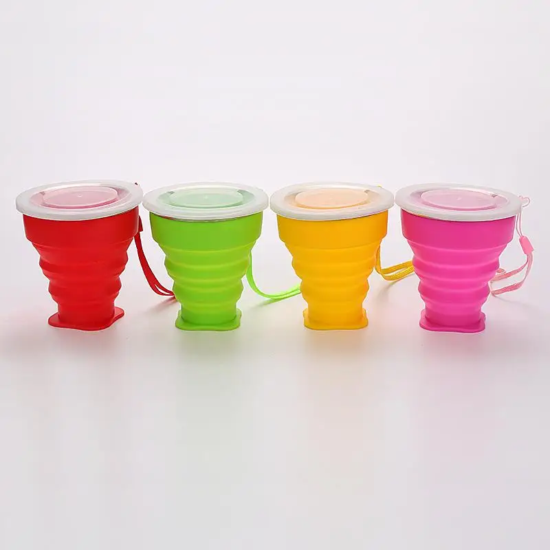 

KA016 Sports portable collapsible silicone water bottle bpa free