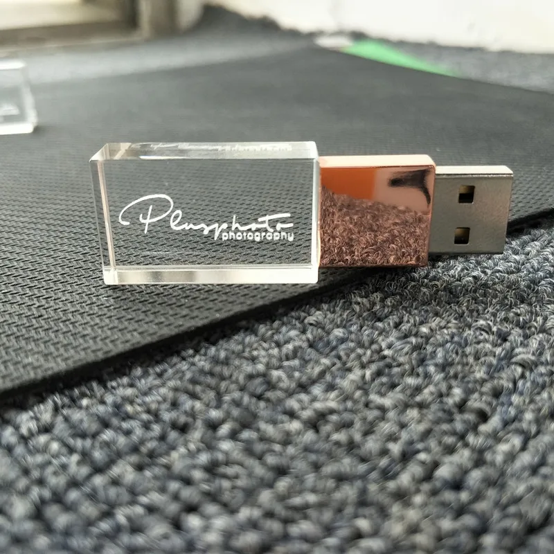 Usb Custom Crystal Memory Sticks Crystal Glass Pen Drive Usb Flash 8gb
