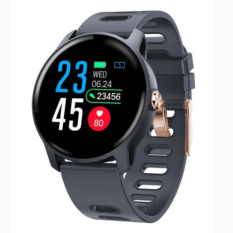 

2020 New Arrivals S08 1.3 inch IPS Color Screen Heart Rate Blood Pressure Monitoring IP68 Waterproof Smart Watch