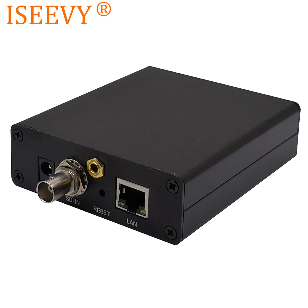 

ISEEVY Mini H.265 H.264 SDI Video Encoder for IPTV Live Stream Broadcast support RTMP RTSP UDP HTTP and Facebook YouTube WOWZA