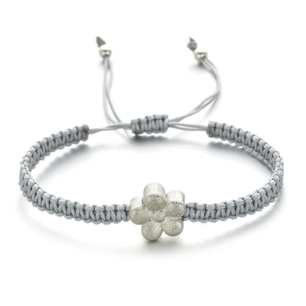 

ZMZY Fashion Charming Accessory Women's Elegant Jewelry Silver Plated Daisy Flowers Bracelet For Girl