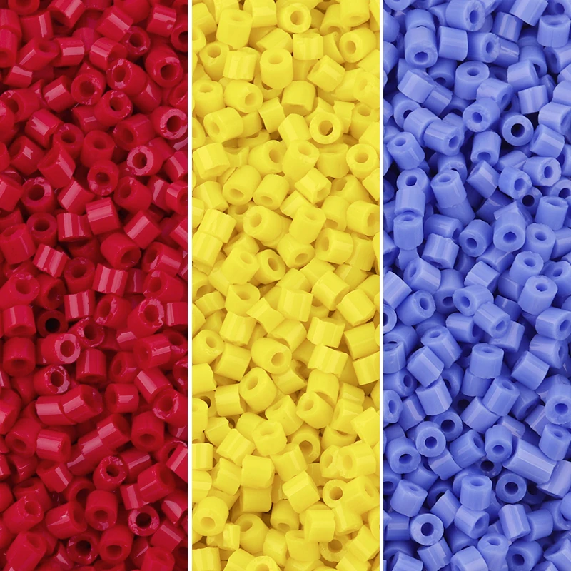 

1000pcs/Lot Delica Miyuki Seedbeads Czech Glass Tubular Beads Cream Color DIY Bracelet Necklace Jewelry Making Accessories, Multicolor