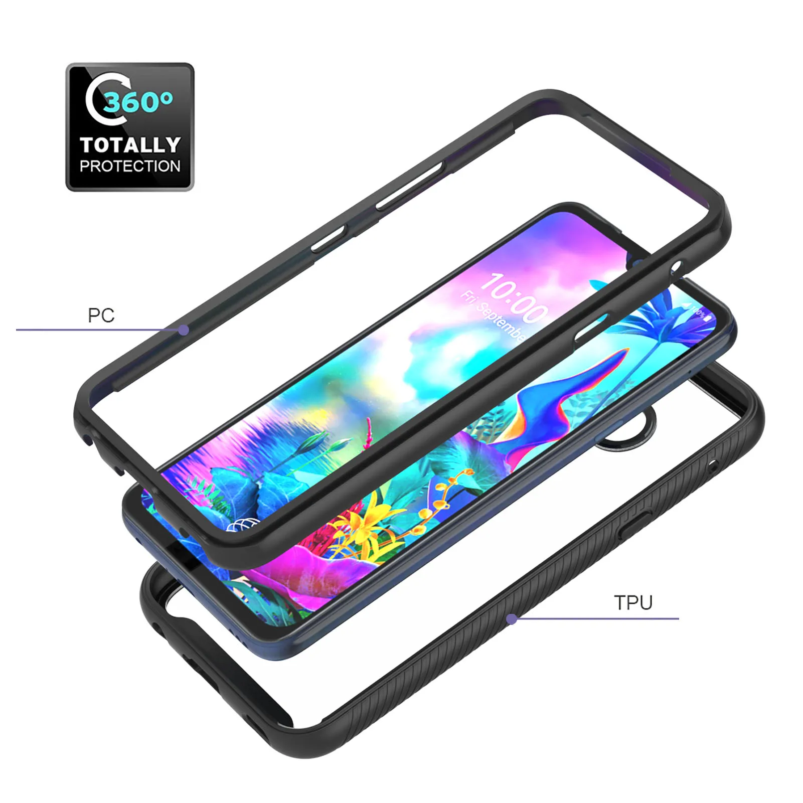 

For LG stylo6 K92 Shockproof Bumper Cover Phone case For Motorola E7 G9play