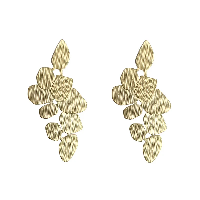 

Vintage Nature Stone Alloy Long Pendant Tassel Hook Women Earrings