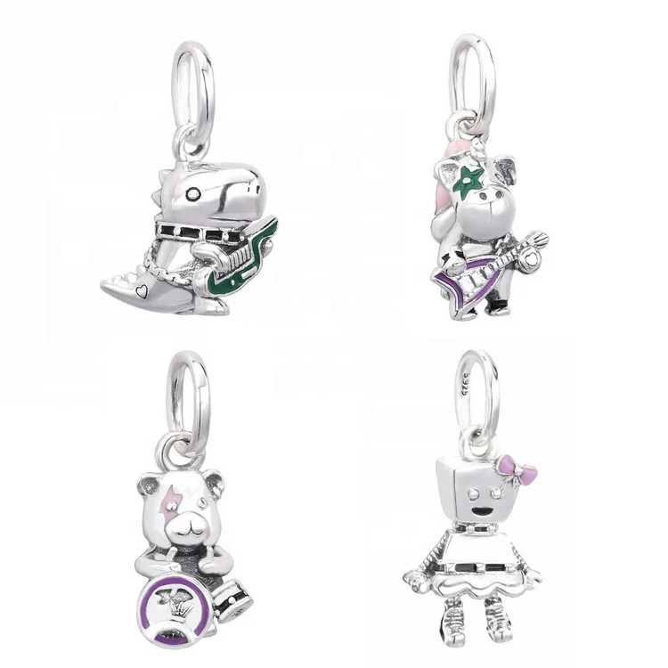 

High quality charm bracelet band charm bracelet animals beads for jewelry making