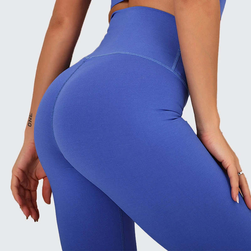 

Custom Design Compression Nylon Fitness Sport Leggings High Waist Yoga Pants Sets Gym High Quality Women Yoga Pants Leggings, Customized color