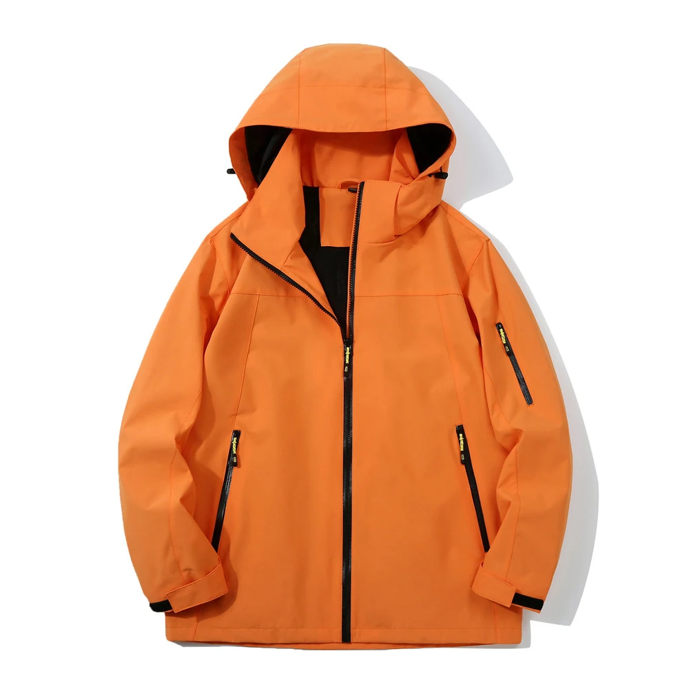 Waterproof Outdoor Windbreaker Jacket Hood