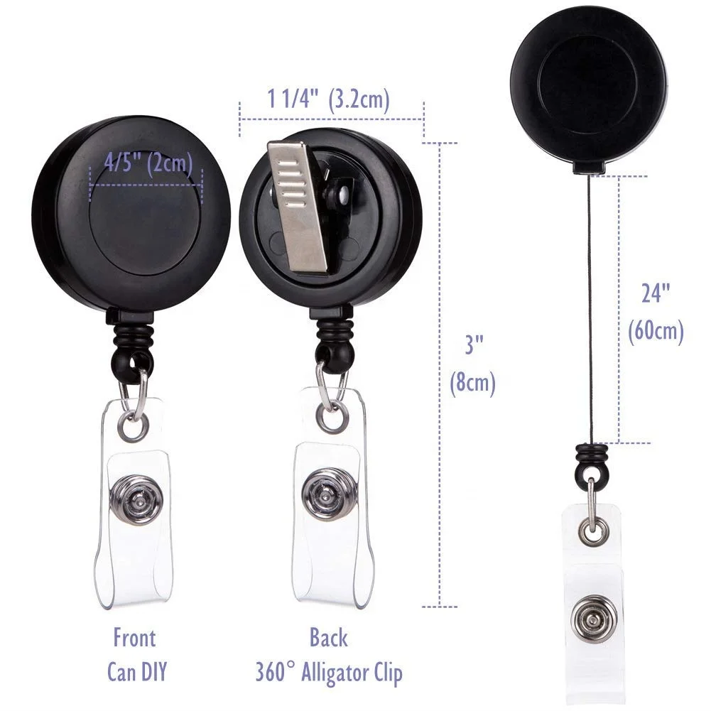 
Enamel Pink Heart Decoration Nurse alloy love shape retractable ID Badge Holder reel 