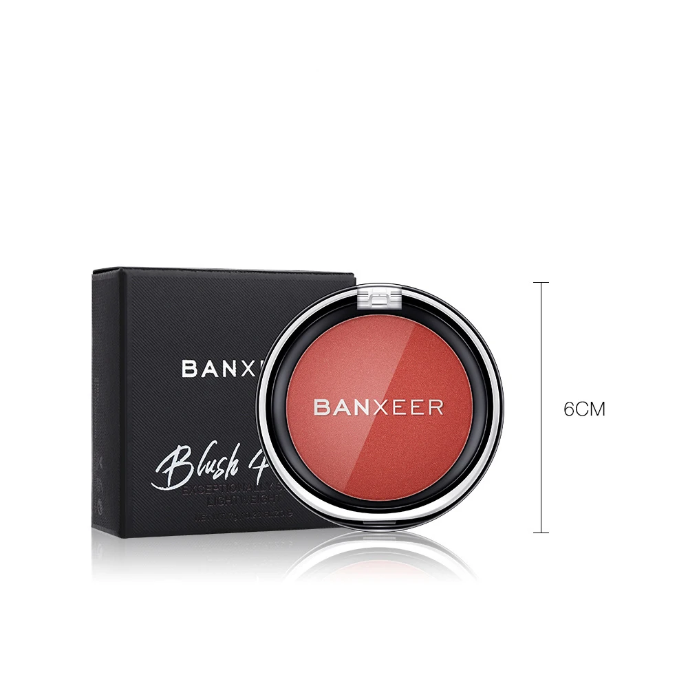 

6 color seamless blush three-dimensional repair brighten skin tone pearlescent matte blush powder 7g, 6 colors