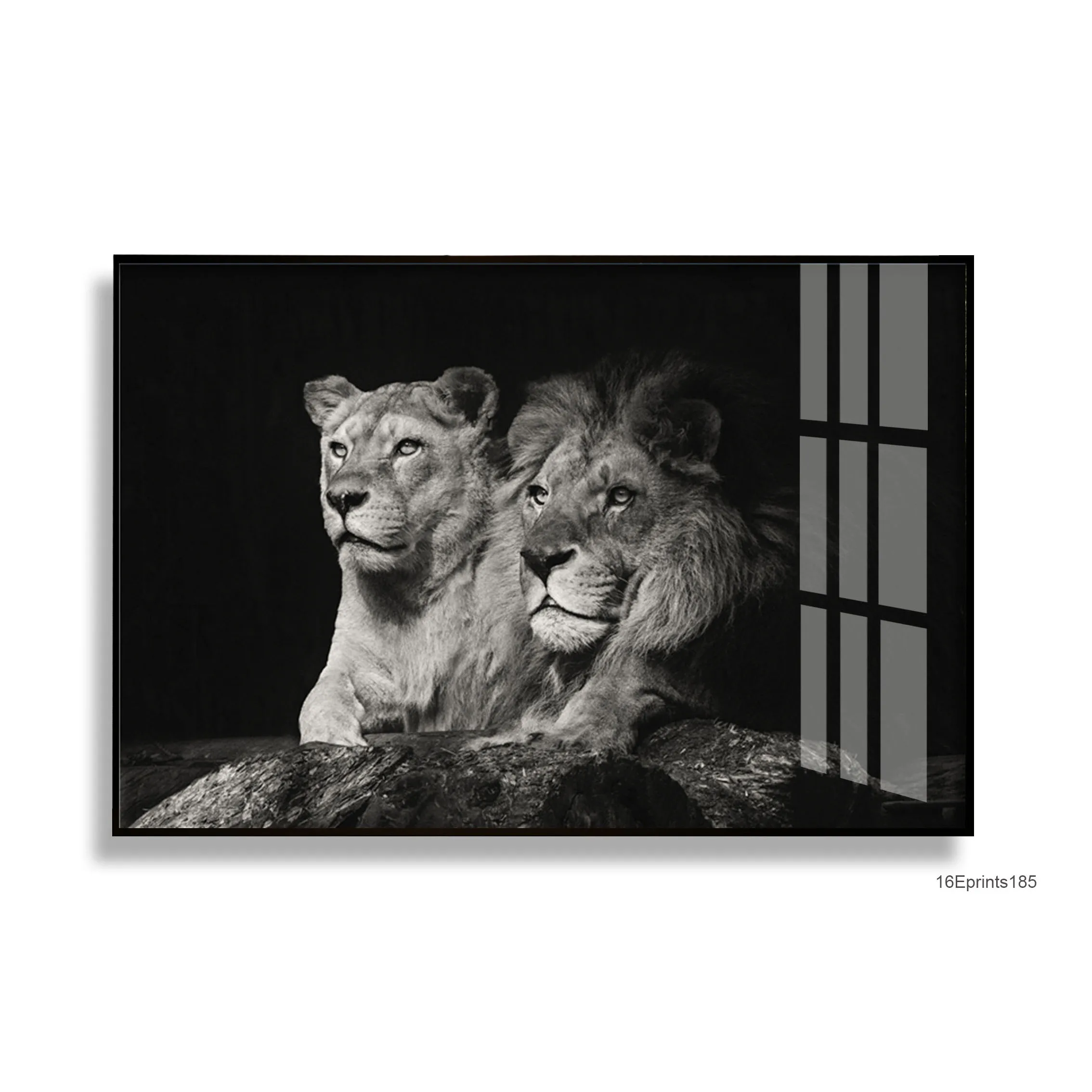 

Dafen Wall Art Print Animal Acrylic Printing Lion Resin Printing