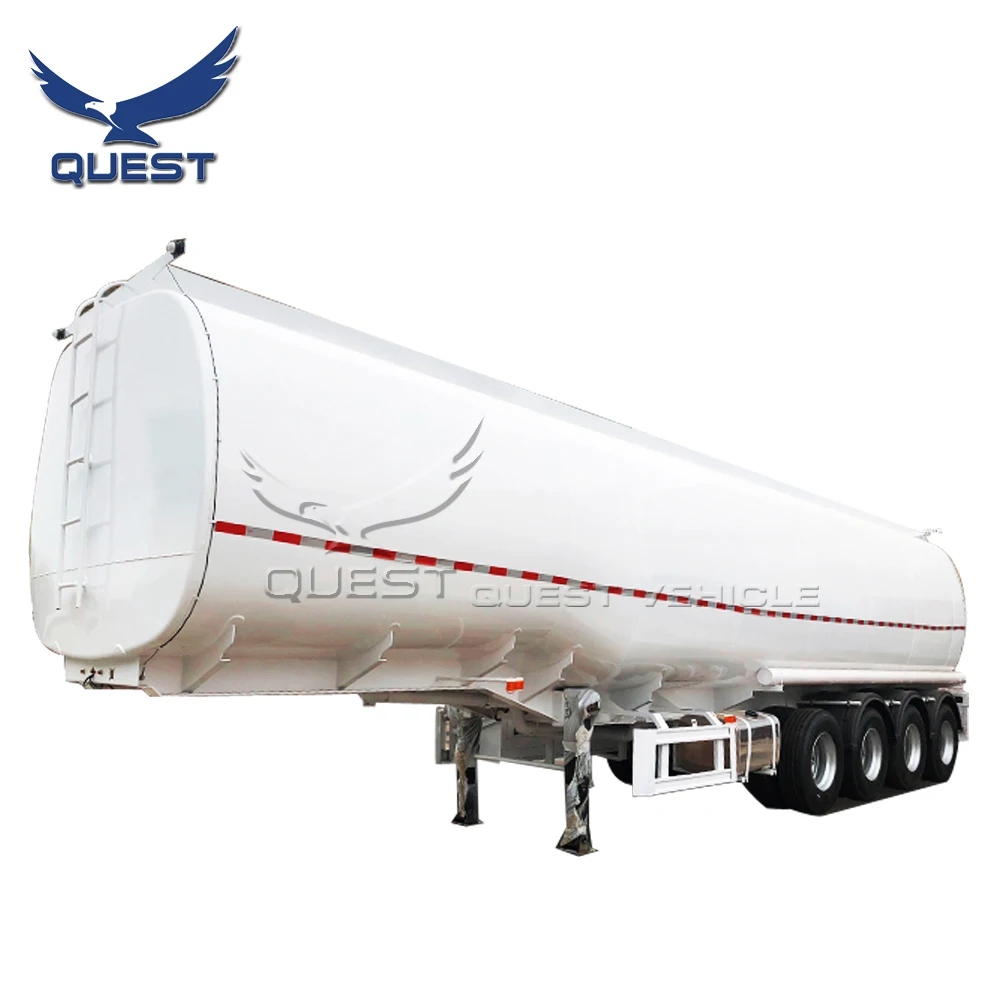 

Ghana 4 axles 54000liters Diesel Oil Tank Semi Trailer Fuel Tankers truck trailers For Sale, Customers optional