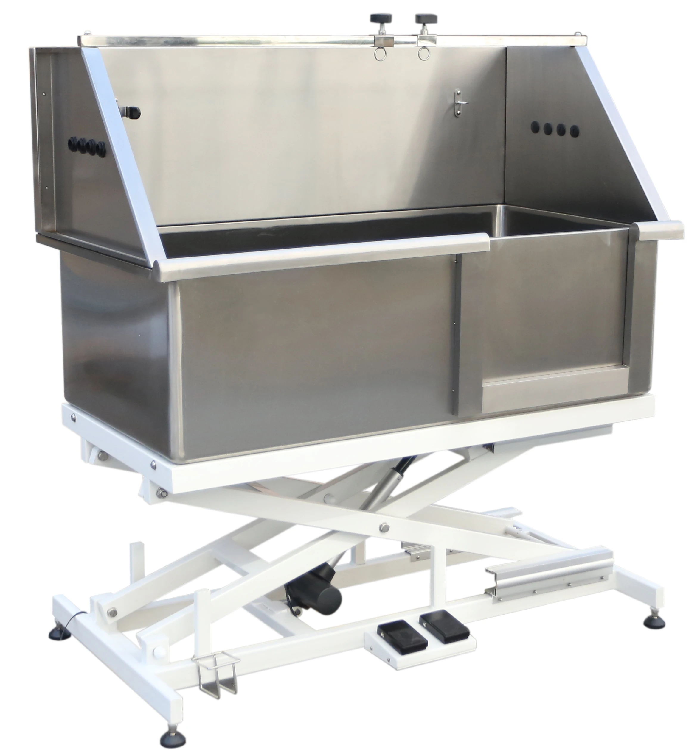 Bts142e Rounded Corner Stainless Steel Electric Lifting Bathing Tub