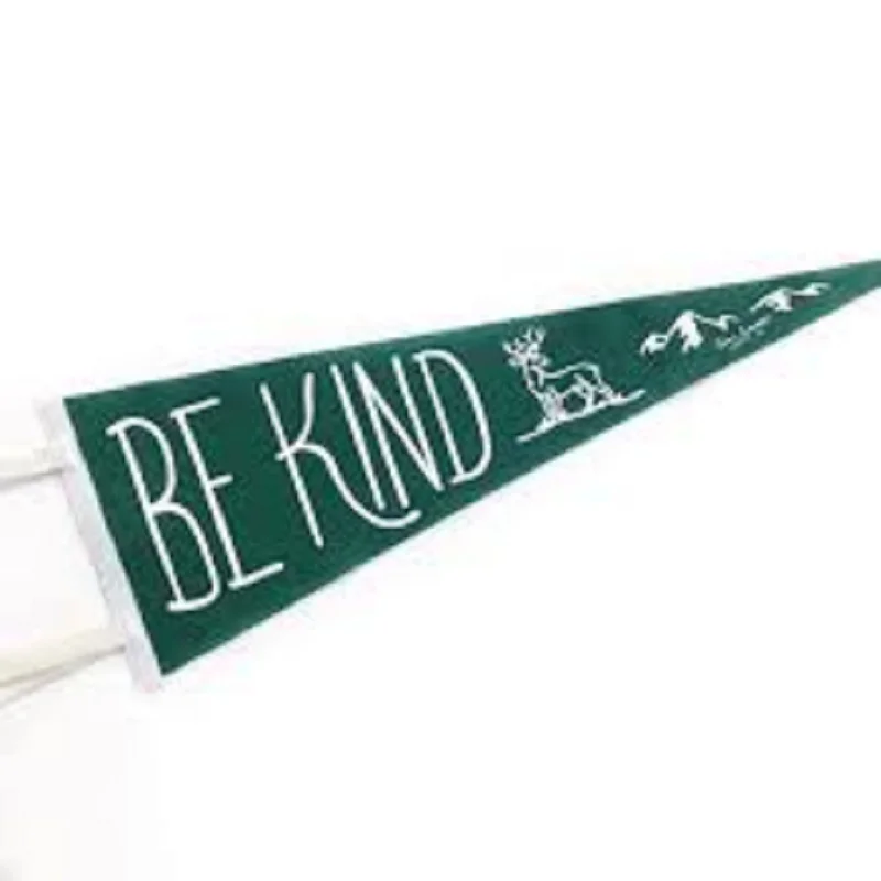 new design 2020 felt christmas pull flag