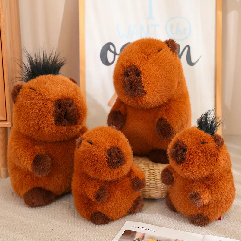 

Cute Custom Capybara Plush Stuffed Animal Toy Simulation Capybara Rodent Plush Toy