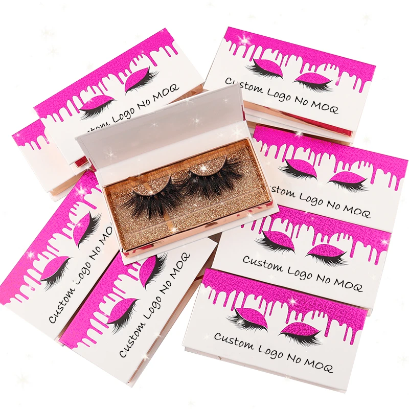 

Wholesale Private Logo Made Of Cotton Thin Eyelash Band 5d 25mm Silk Eyelash, Multi-color