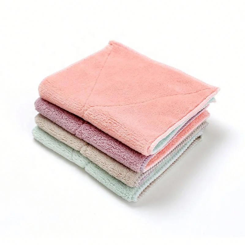 

High Quality Kitchen Quick Dry Duster Cloth, Green/brown/pink/purple