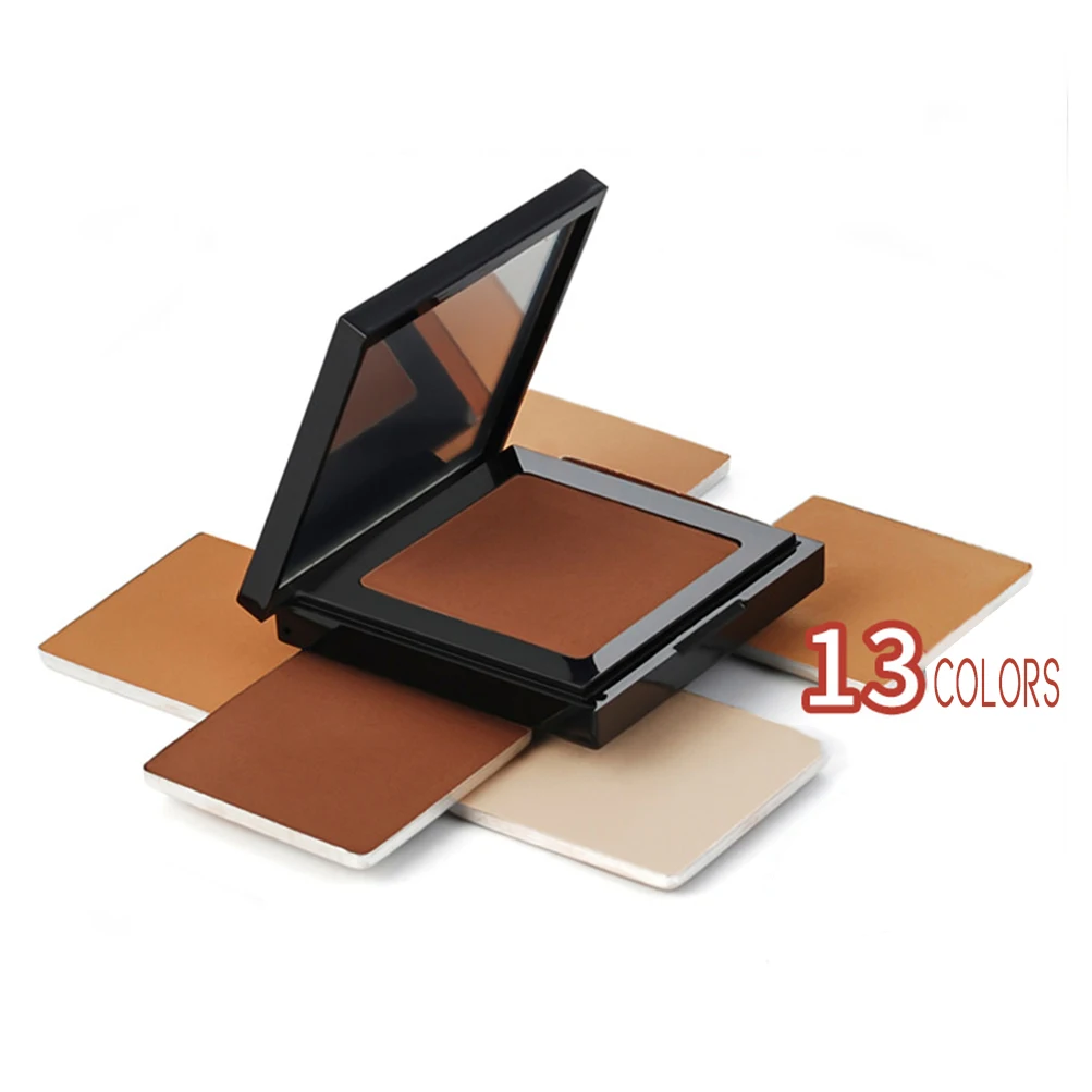 

13 Colors Optional Highlighter Concealer Powder Private Label Customized Matte Powder Delicate Base Makeup