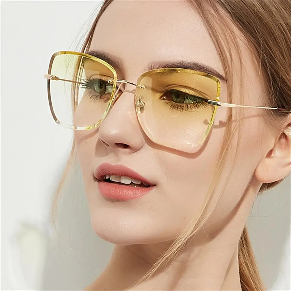 

2021 Fashion High Quality New Retro Style Marine Transparent Color Glasses, 5 colors