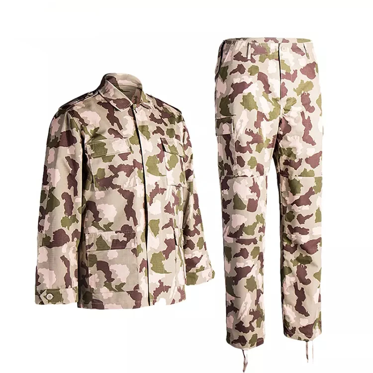 Nigeria Uniform Desert Sand Color Camouflage Combat Uniform Wholesales ...