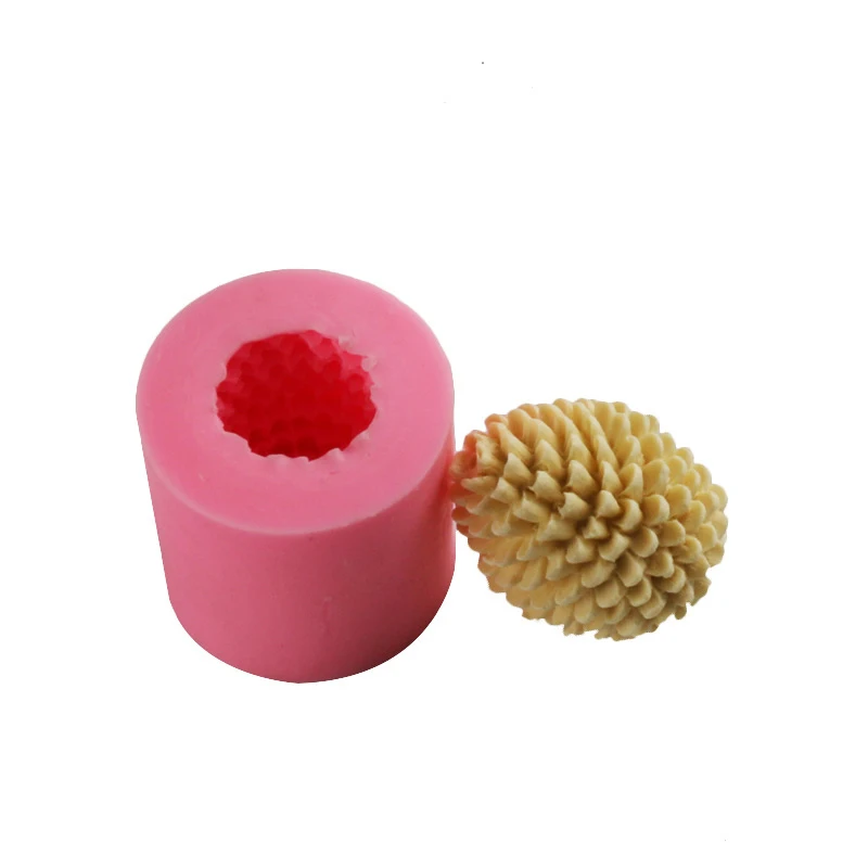 

DIY handmade candle mould Pinecone squirrel Christmas candle mold cylinder soap mold silicone mold, Customized color