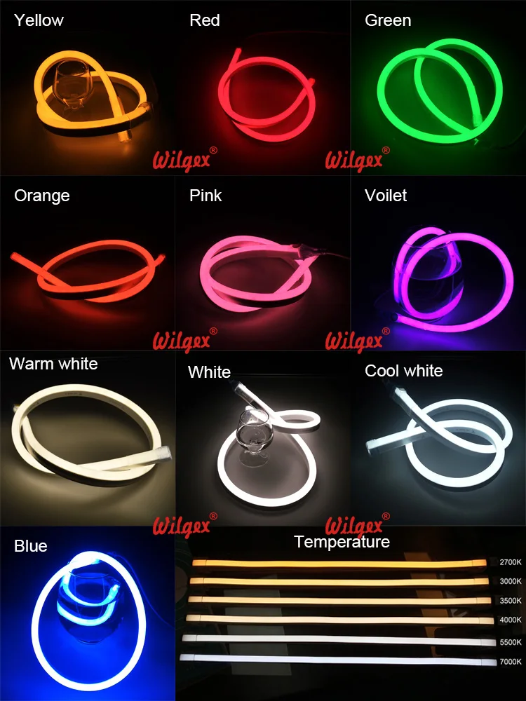 Neo Neon Flex High Waterproof Festival Flat Ip65 Outdoor Solar Led Rope Light
