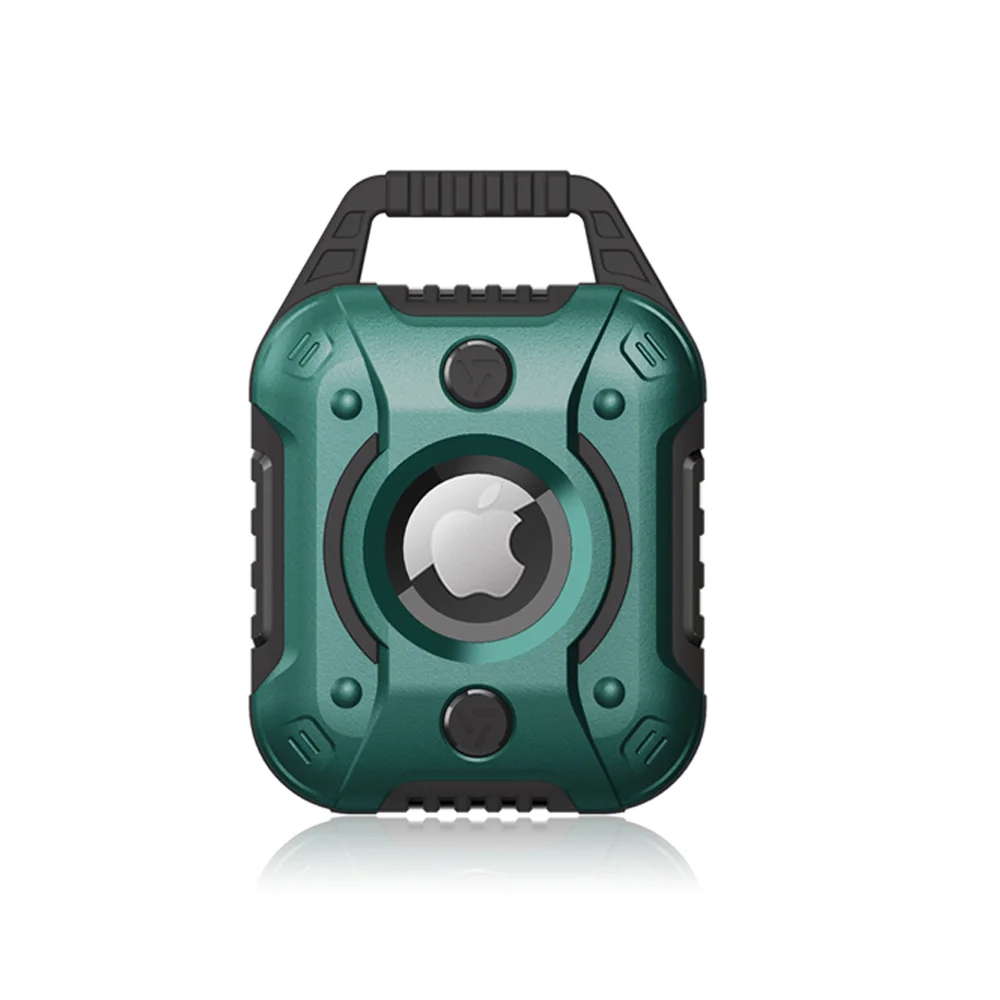 

Dorp Shipping 2021 New Armor Airtags Protection Shell King Kong GPS Tracker PC Cover Case for Airtag Accessories, 9 colors