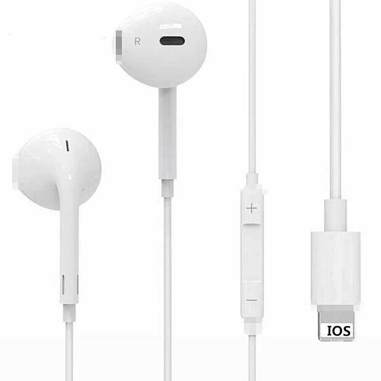 

Orginal Earphone Wired with Microphone Volume Control Earbuds In-Ear Headset for Iphone 6/7/8 plus