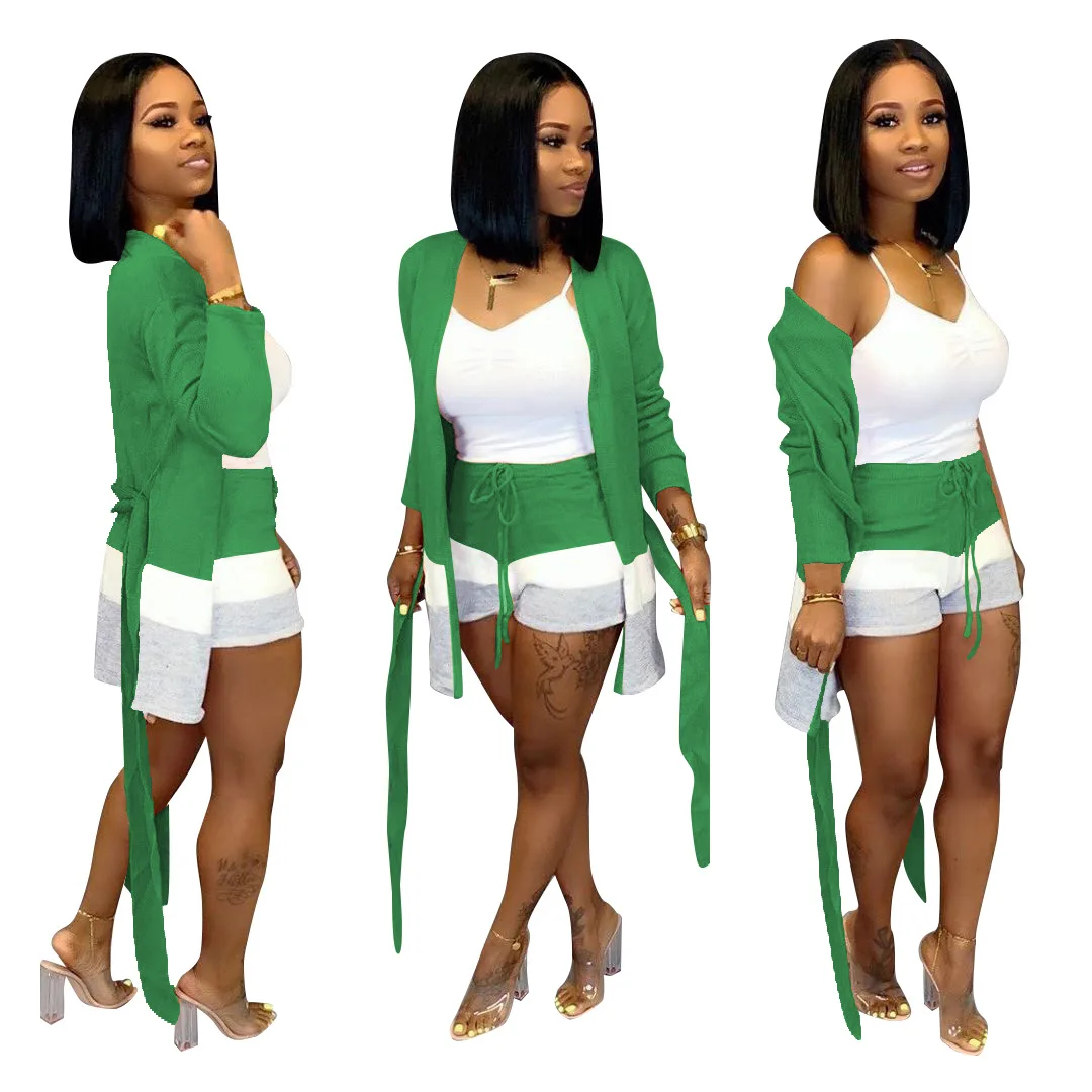 

FM-D8806 Fashion fall knitted sweater two pieces women fall two piece sets boutique clothing 2020, As pictures