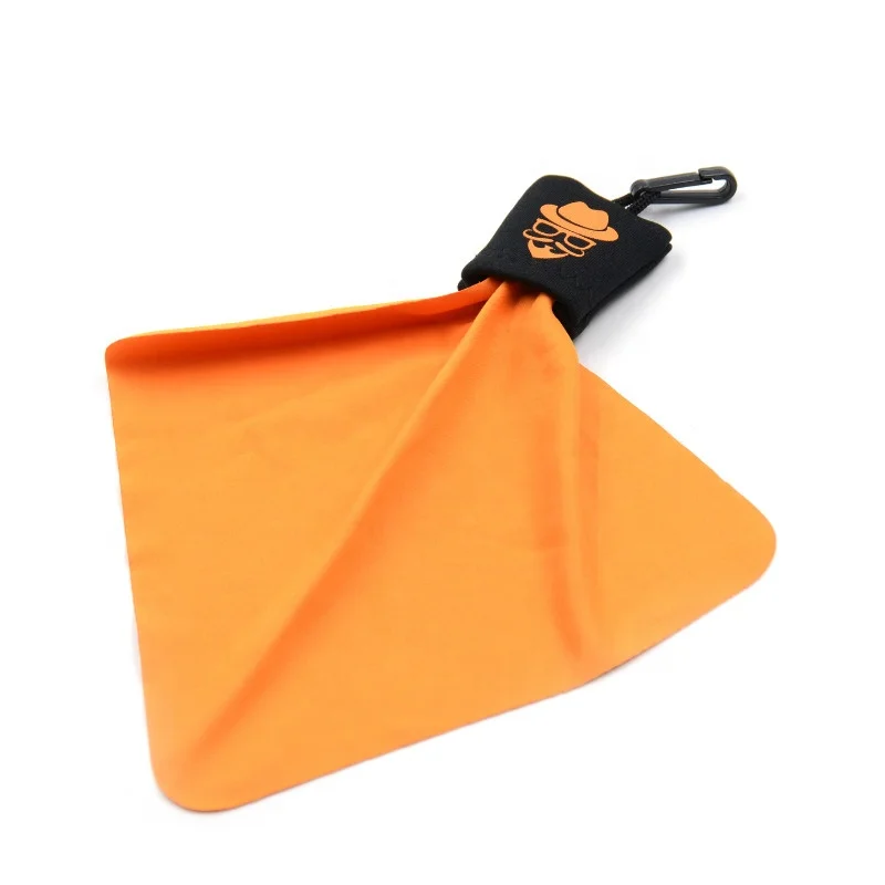

Keychain Microfiber Lens Cleaning Cloth With Custom Pattern, Screen print logo